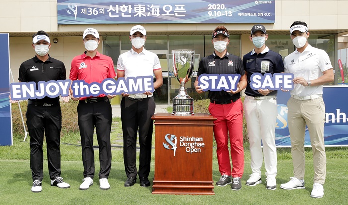 왼쪽부터 박상현, 김경태, 장이근, 이태희, 노승열, 장이근